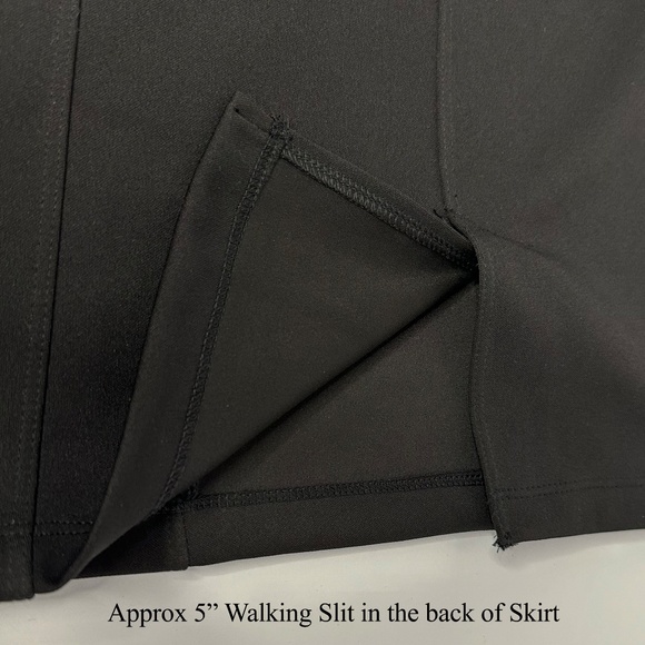 Daisy Fuentes Shapewear Pencil Skirt  Black XL  Hidden tummy panel - Picture 5 of 5